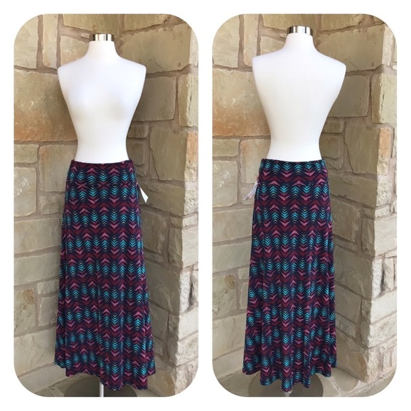 NWT LuLaRoe Ethnic Print Boho Maxi Skirt Dress XS - Picture 1 of 8